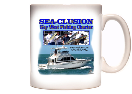 Sea-Clusion Fishing Charter Coffee Mug