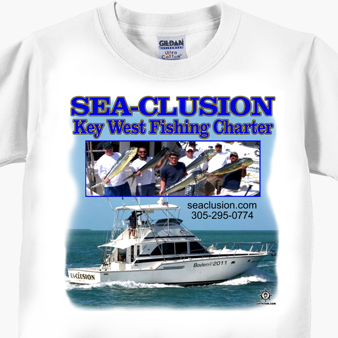 Sea-Clusion Fishing Charter T-Shirt