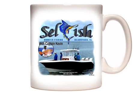 Sel Fish Charter Fishing Coffee Mug