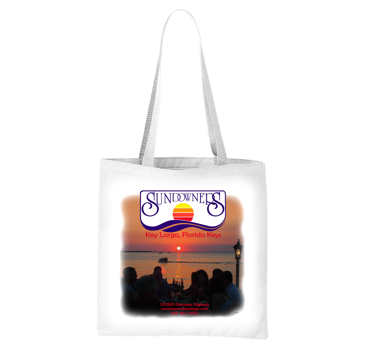 Sundowners Restaurant Key Largo Liberty Bag