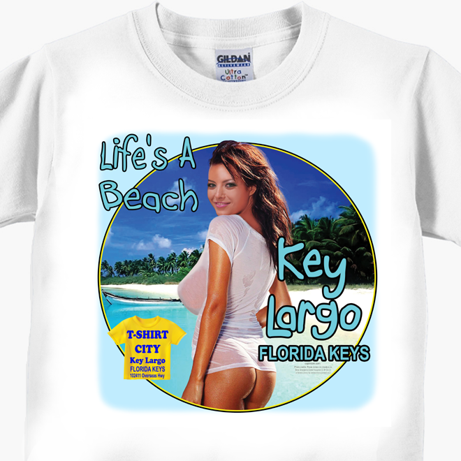 T-Shirt City Life's A Beach T-Shirt