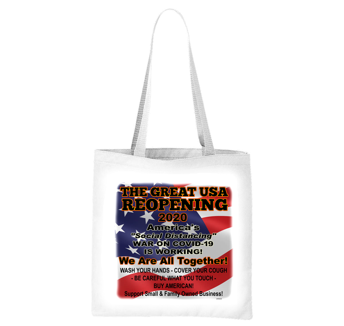 The Great USA Reopening - Coronavirus Covid-19 Liberty Bag