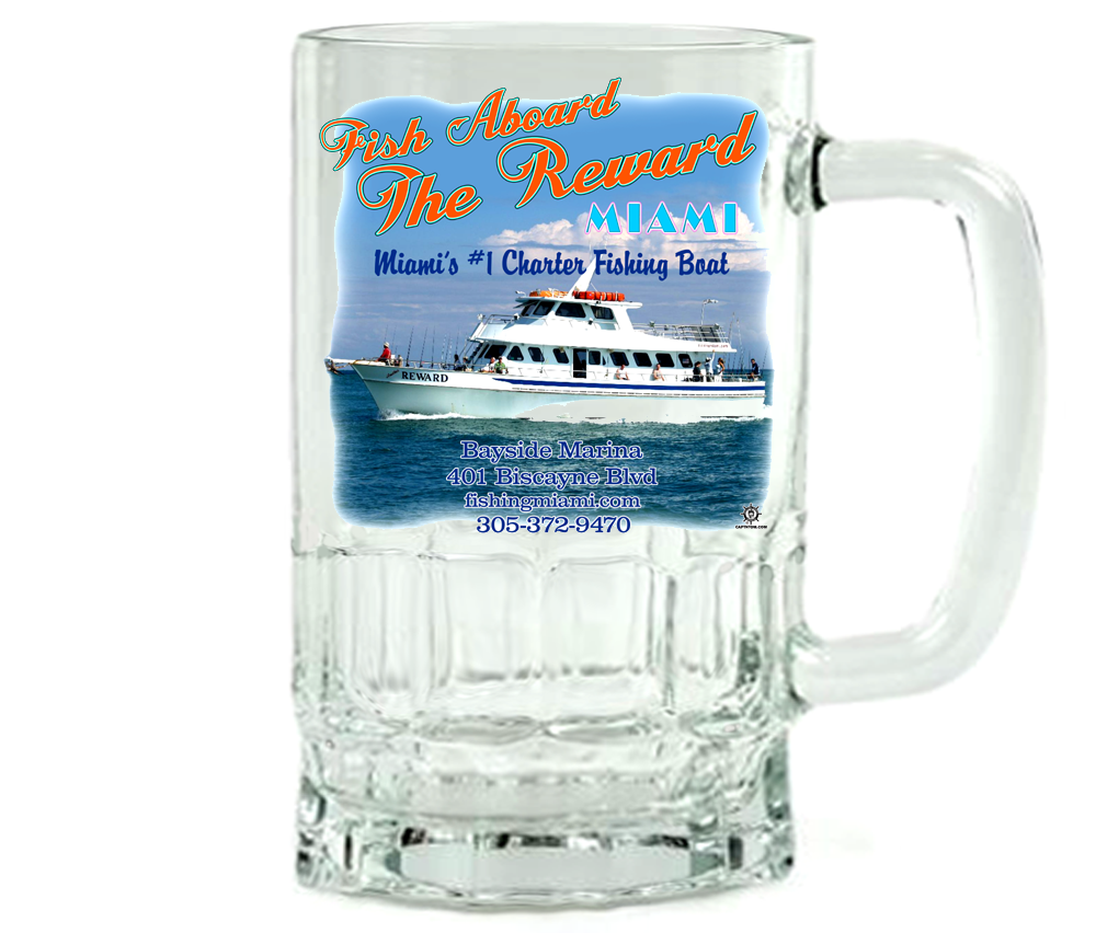 The Reward Party Fishing Boat Beer Mug