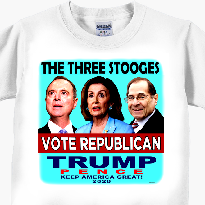 The Three Stooges Shiff Pelosi Nadler T-Shirt