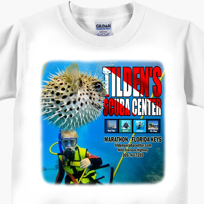 Tilden's Scuba Center - Design-4 T-Shirt