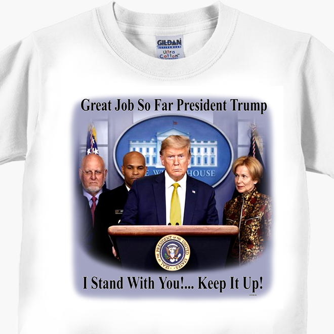 Trump I Stand With You Coronavirus Covid-19 T-Shirt
