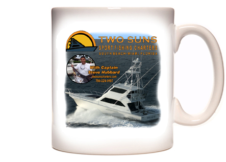 Two Suns Sport Fishing Charters Coffee Mug