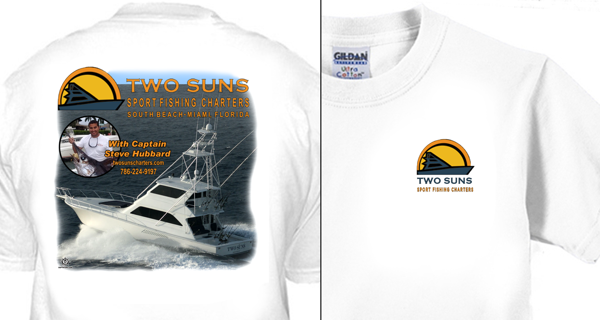 Two Suns Sport Fishing Charters T-Shirts and More, (Special Invitation  Offer)