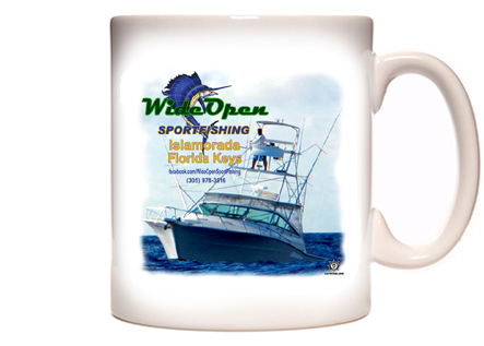 Wide Open Sportfishing Coffee Mug